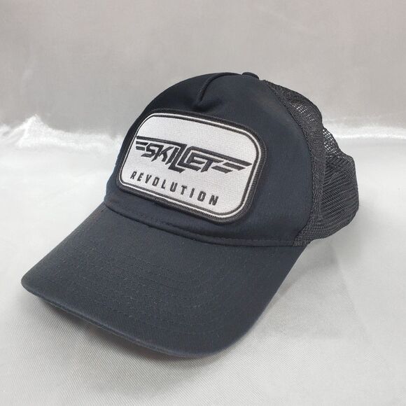 Unbranded Other - Skillet Revolution Trucker Hat Black Mesh Snapback Cap Patch Logo